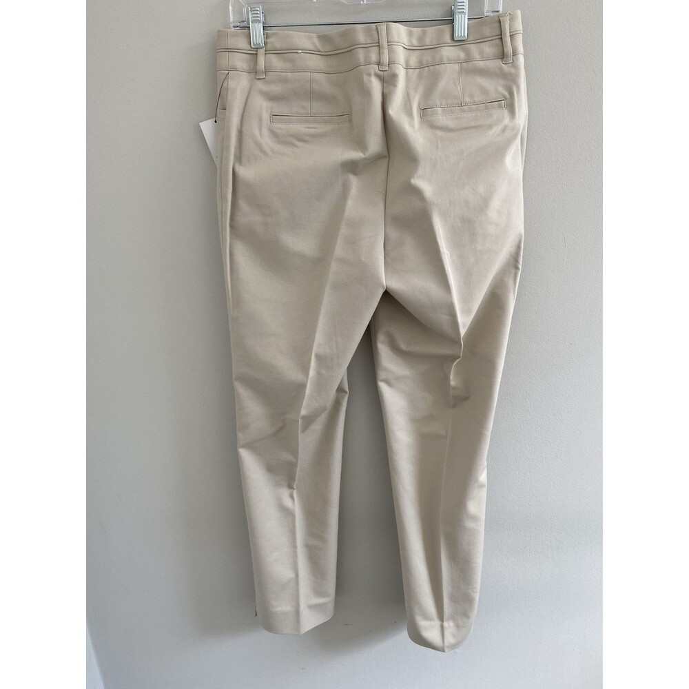 New RAFAELLA Women’s Beige Classic Fit Dress Ankle Pants Size 8 Cotton Blend - Picture 5 of 10